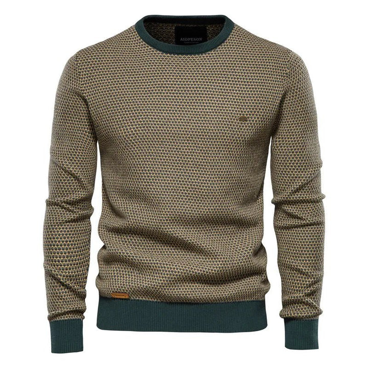 Steinmann | Herrpullover med Rutmönster