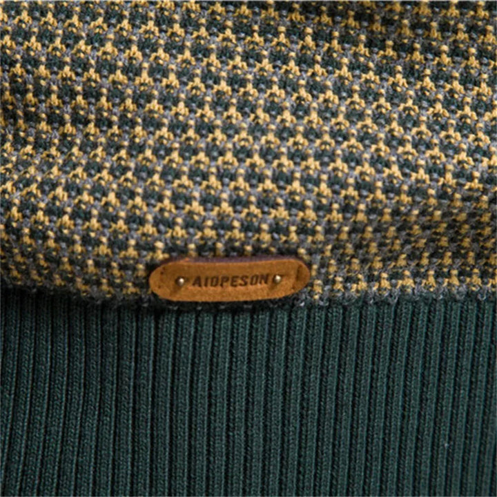 Steinmann | Herrpullover med Rutmönster