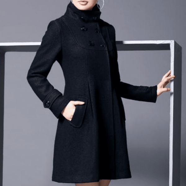 Solvara™ - Elegant Jacka med Didfickor och Huva