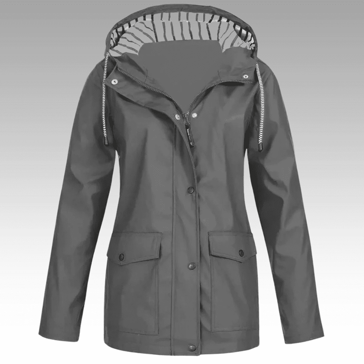 Therese™ - Vattentät Jacka - Elegant Design & Ultralätt Komfort för Alla Väder